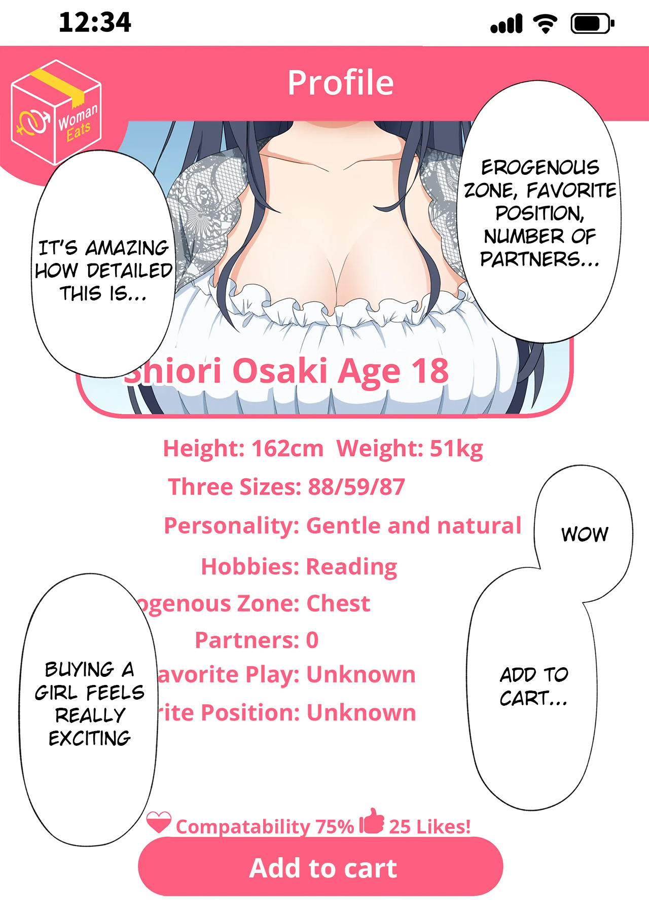 Hentai Manga Comic-Woman Eats ~Beautiful Dream Girl Delivery App-Chapter 1-6